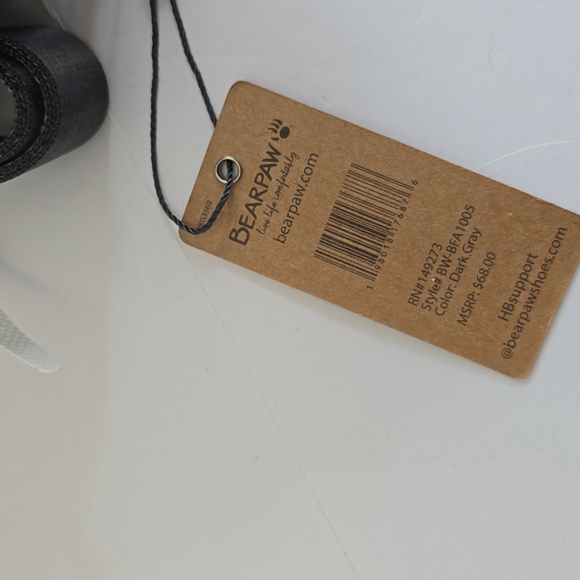 NWT Bear Paw Fanny Pack Crossbody Waist Belt Bag Dark Gray - Picture 12 of 13